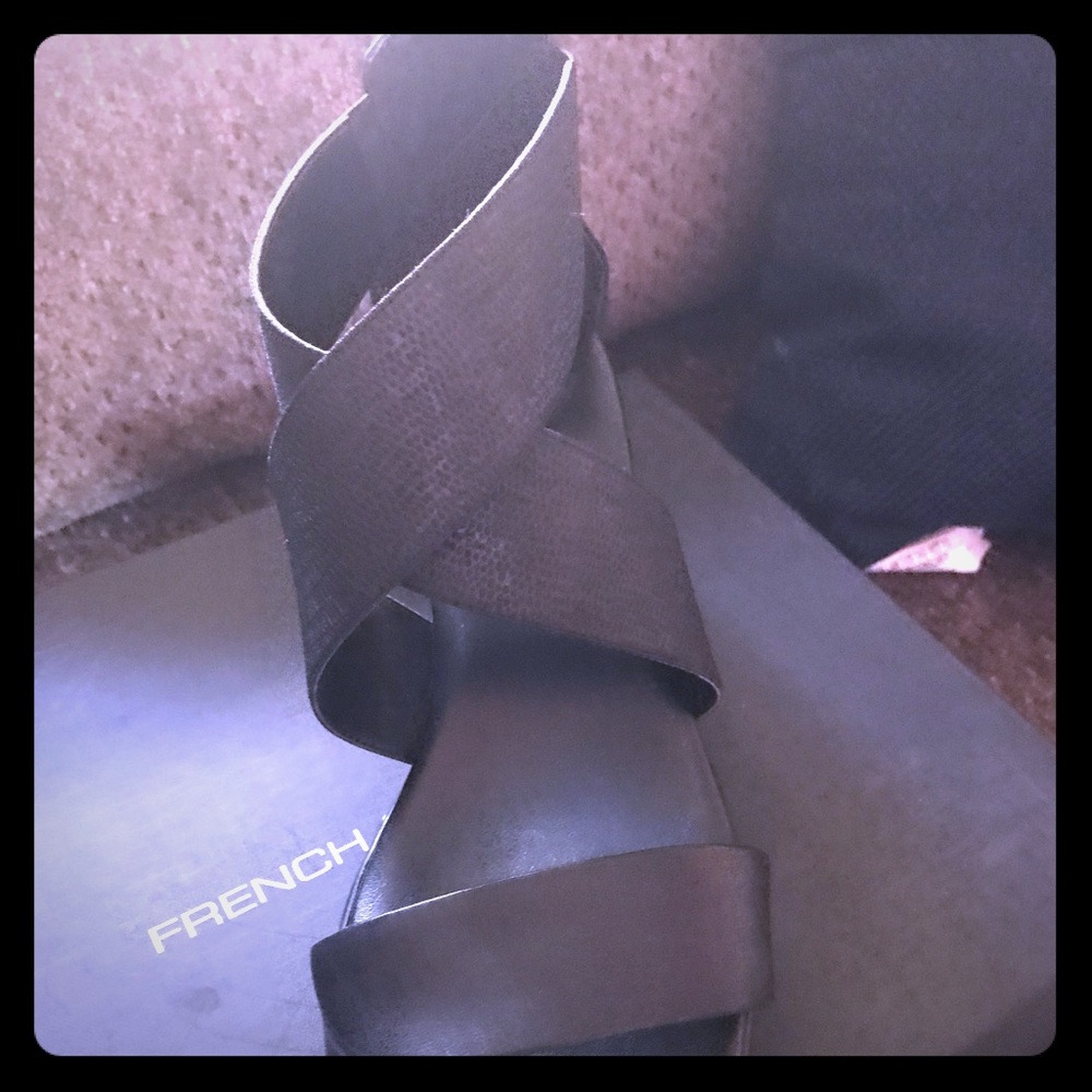 Black French Connection Sandals